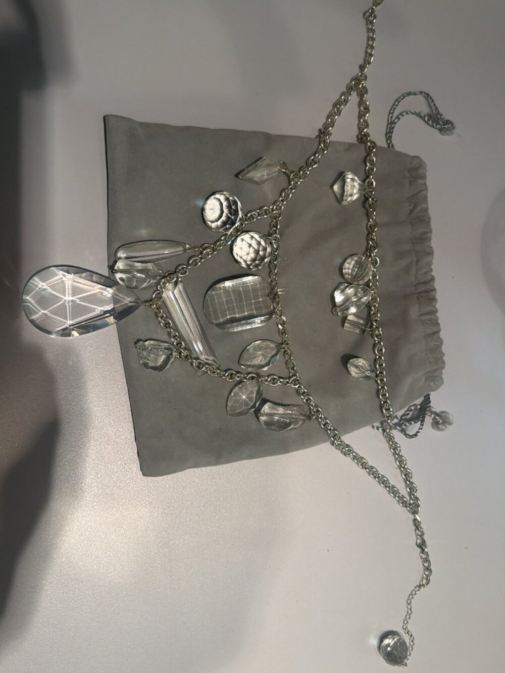 Ippolita Sterling Silver Faceted Crystal Layering Necklace Set (2 Pieces)